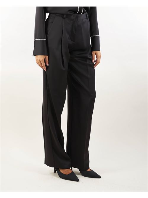 Satin trousers with pences Simona Corsellini SIMONA CORSELLINI | Pants | PA02201TRAS00423